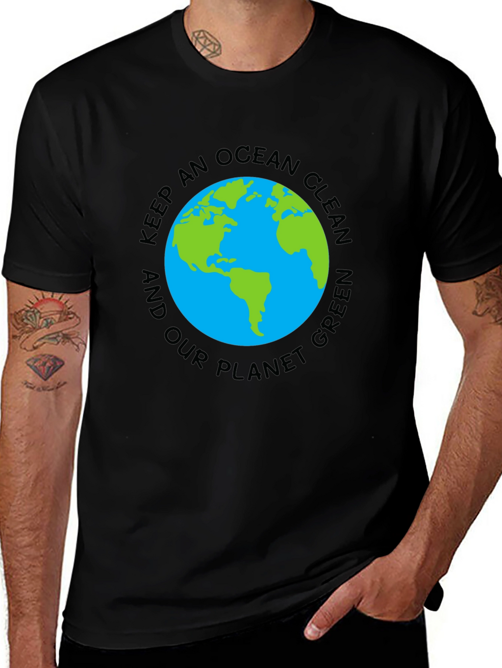 Eco-Friendly Planet Earth T-Shirt
