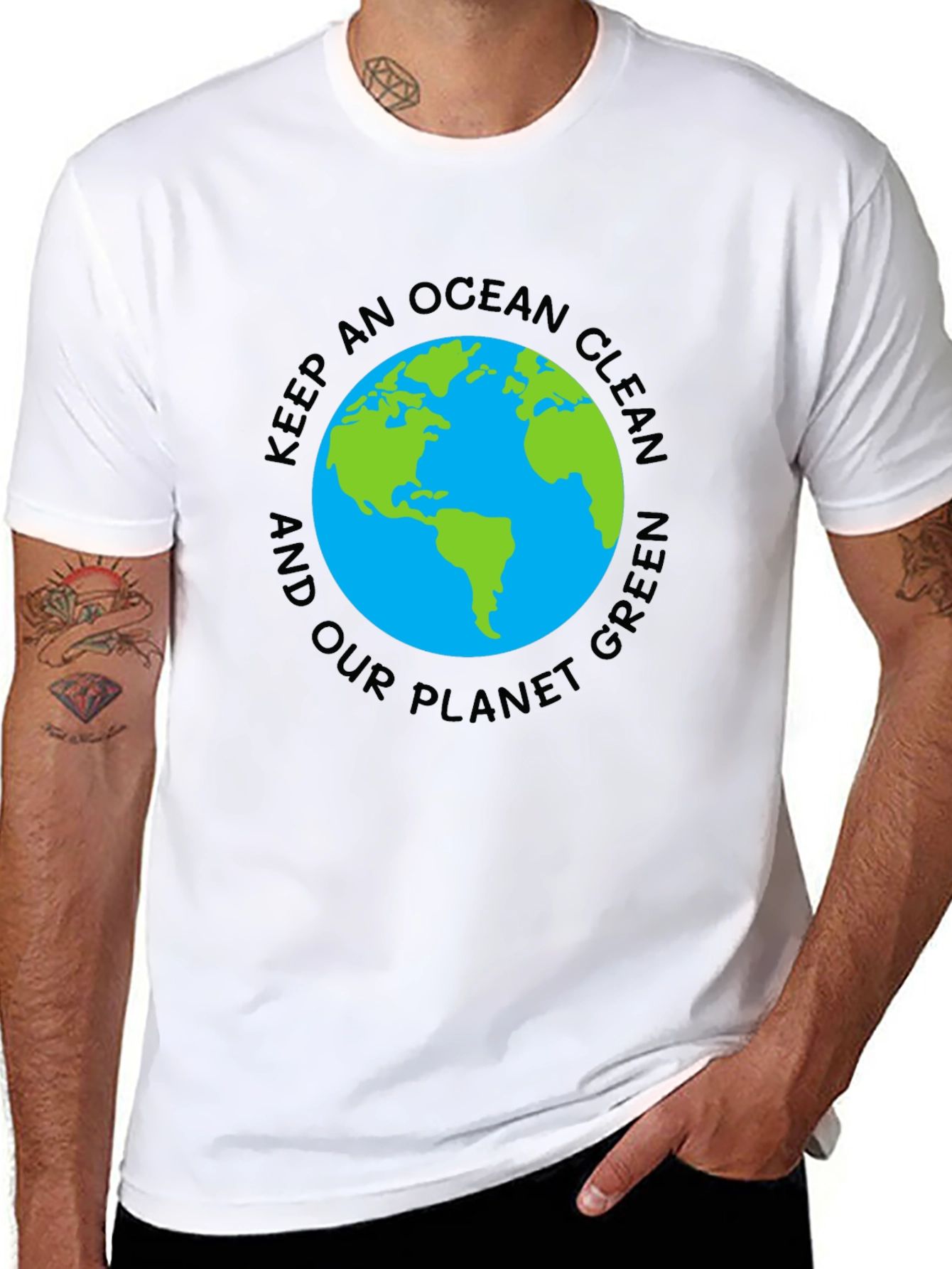 Eco-Friendly Planet Earth T-Shirt