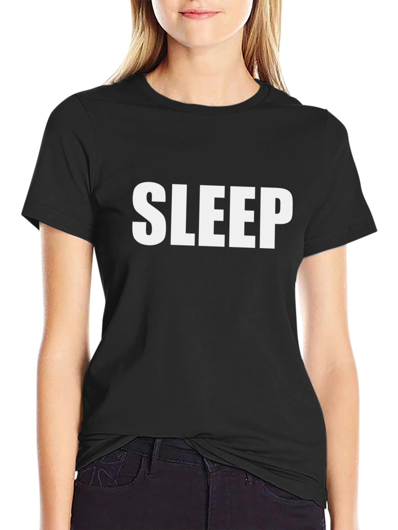 Sleep T-Shirt - Black Comfort Tee