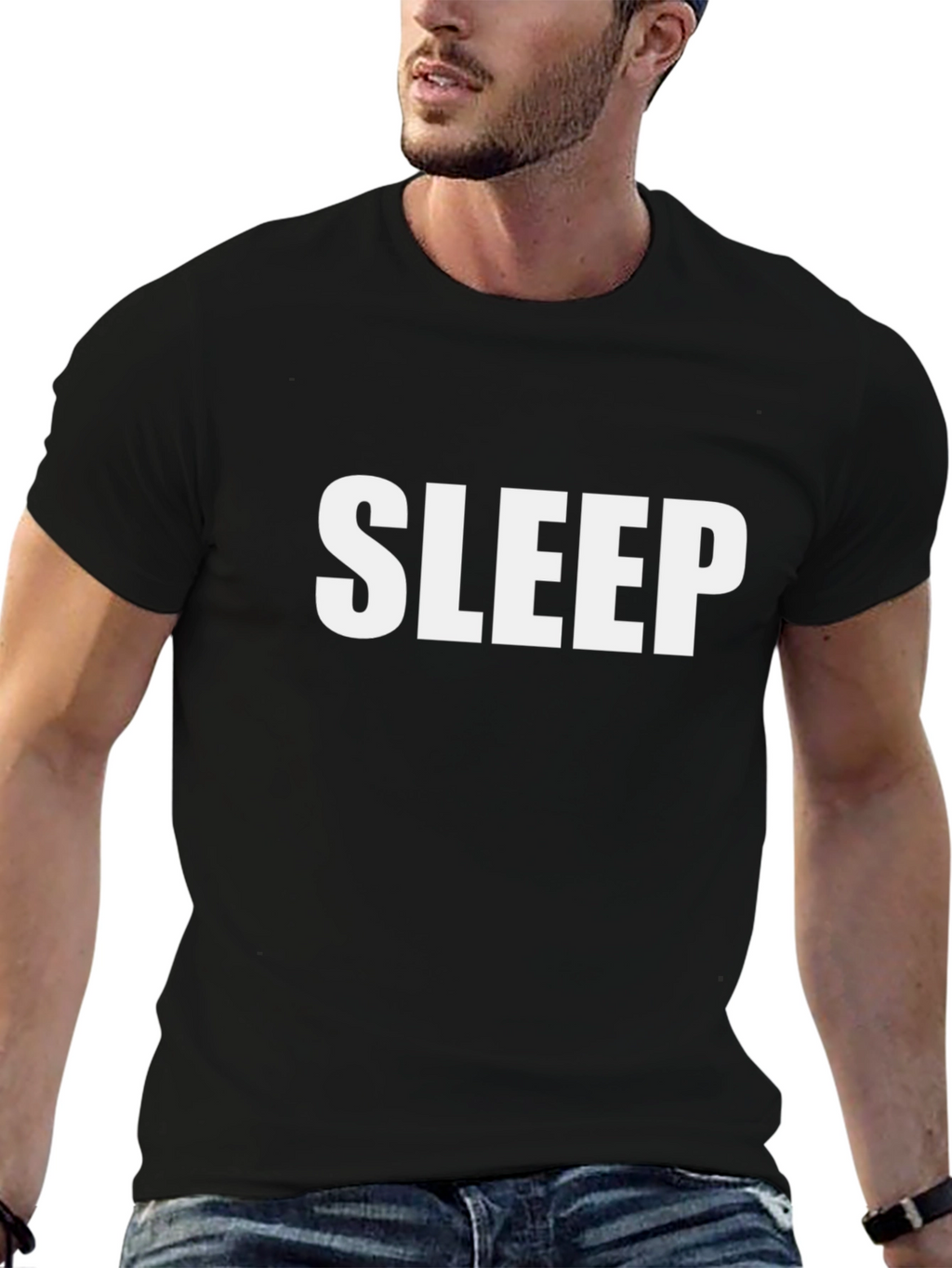 Sleep T-Shirt - Black Comfort Tee