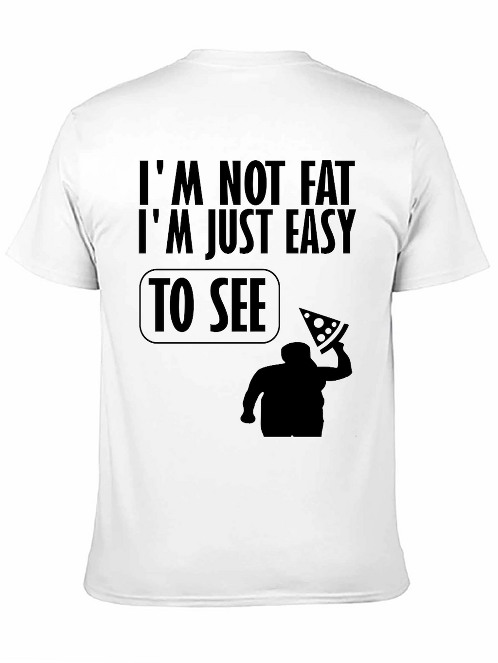 Funny Easy to See Graphic Mens T-Shirt