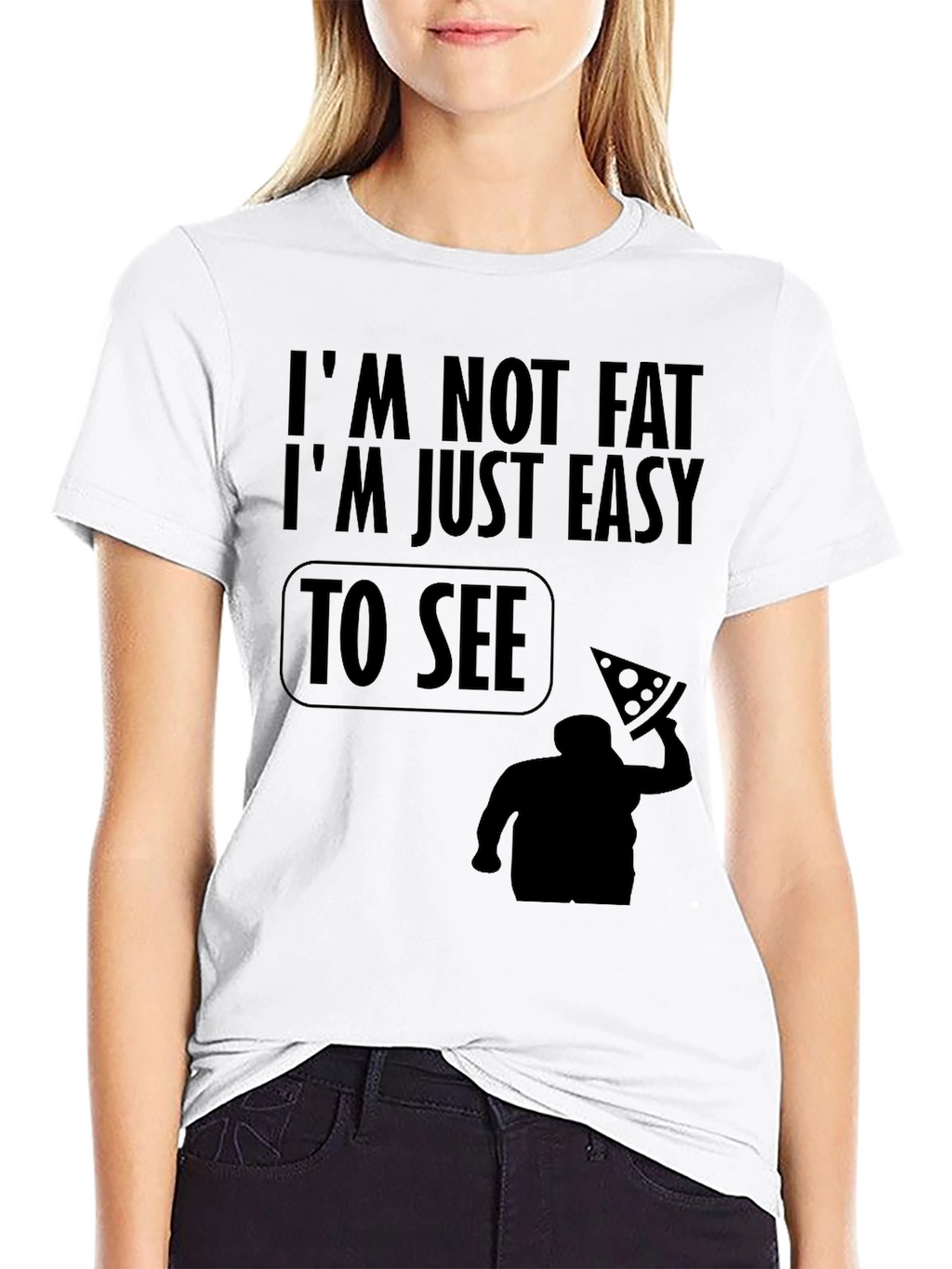 Funny Easy to See Graphic Mens T-Shirt