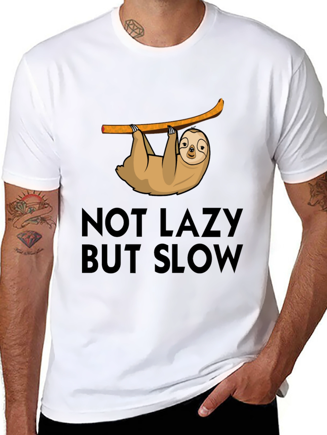 Not Lazy But Slow Sloth T-Shirt