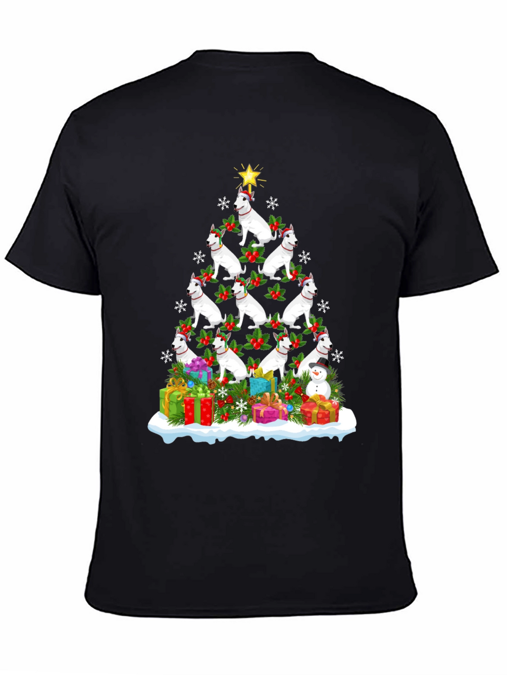 Dog Breed Christmas Tree T-Shirt