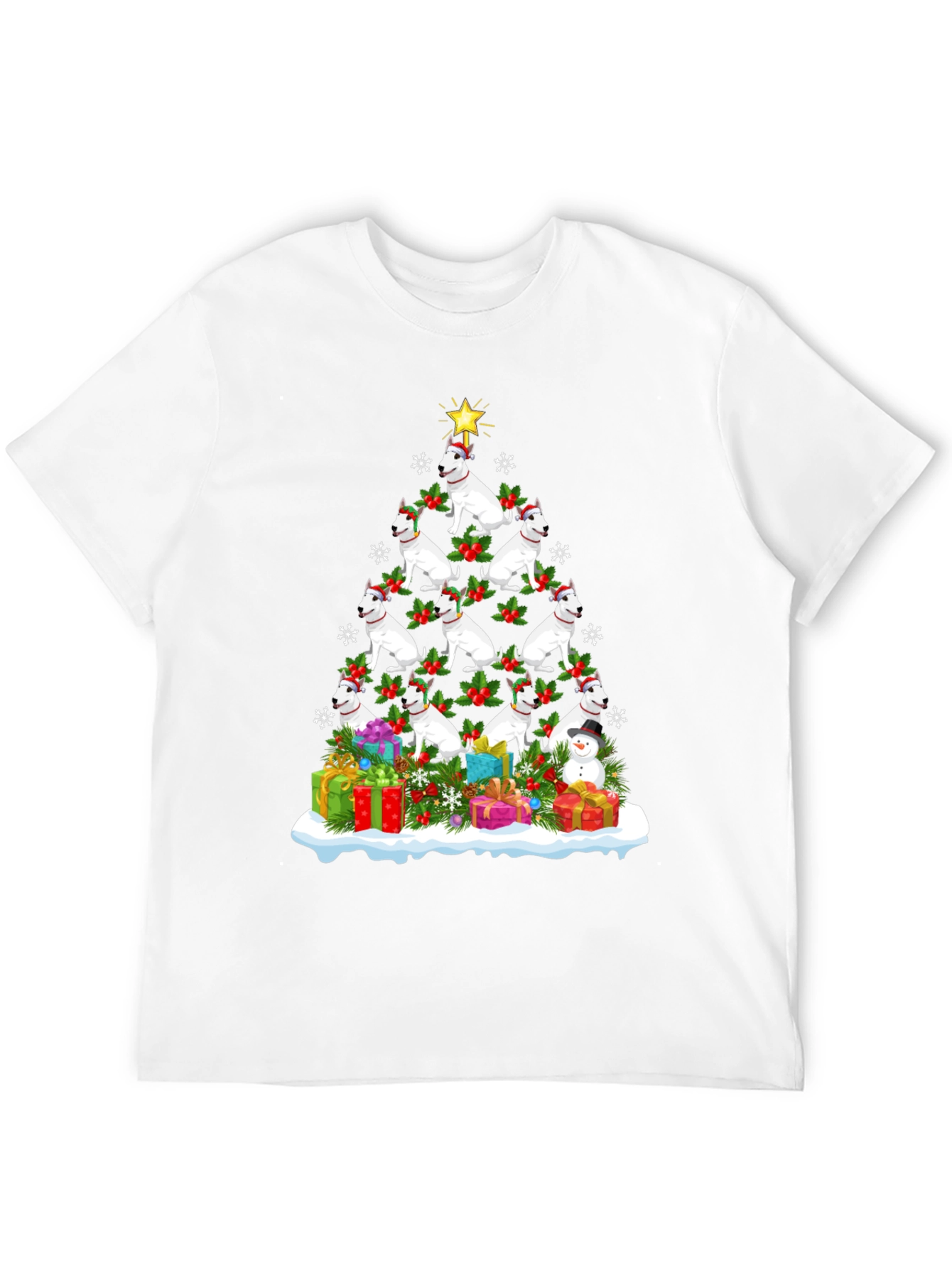 Dog Breed Christmas Tree T-Shirt