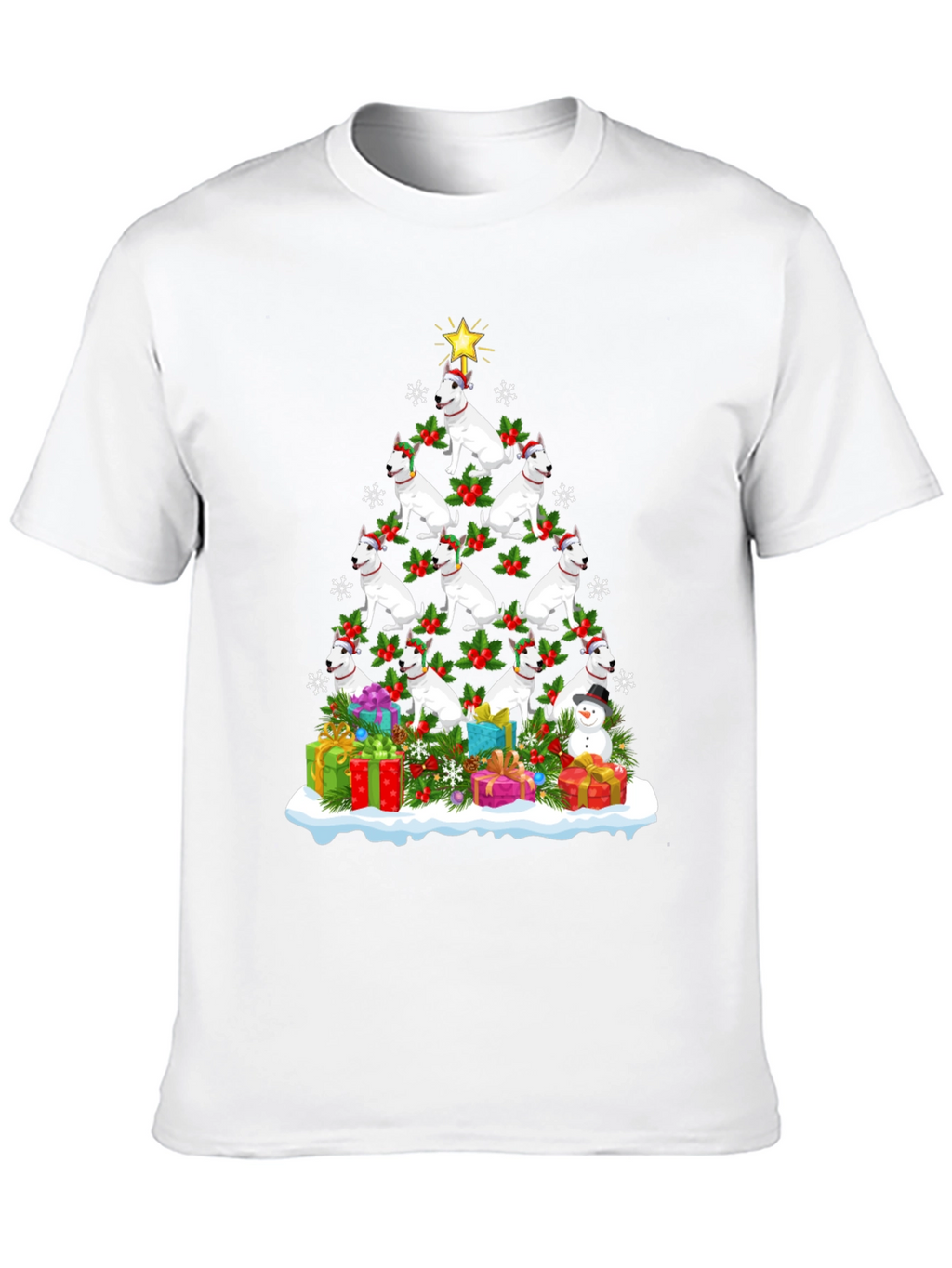 Dog Breed Christmas Tree T-Shirt