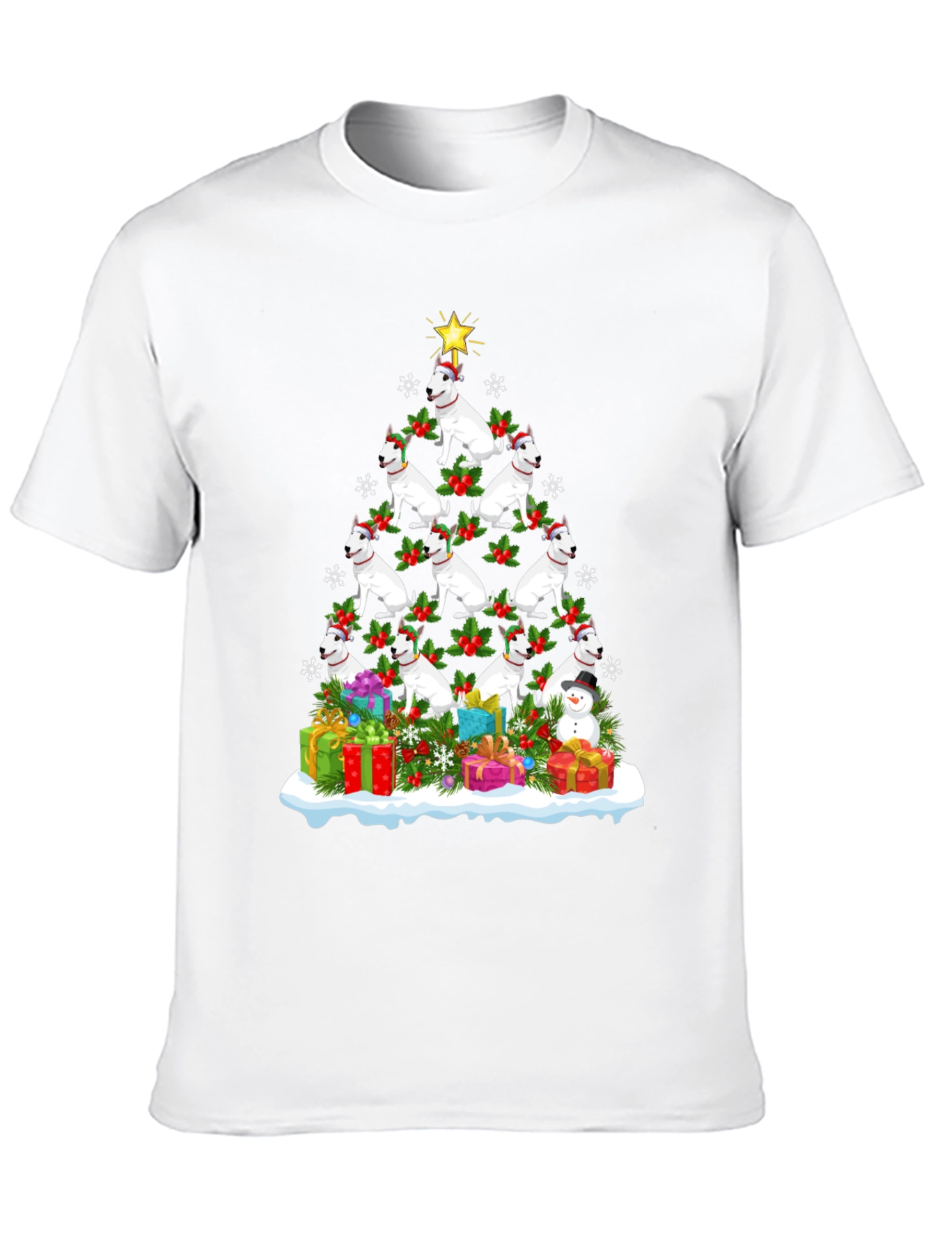 Dog Breed Christmas Tree T-Shirt