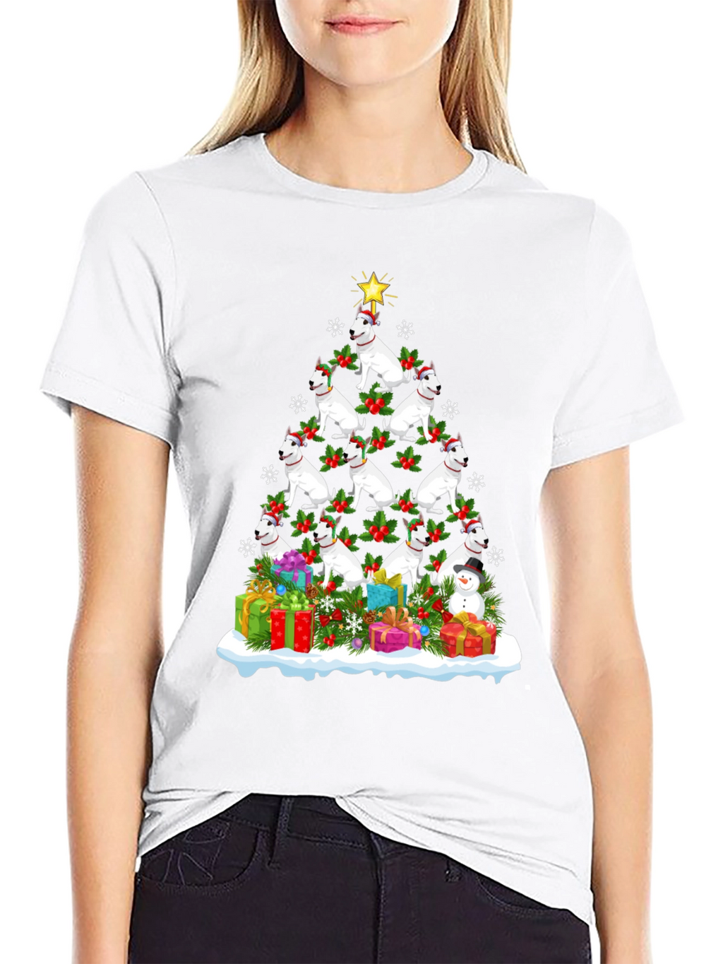 Dog Breed Christmas Tree T-Shirt