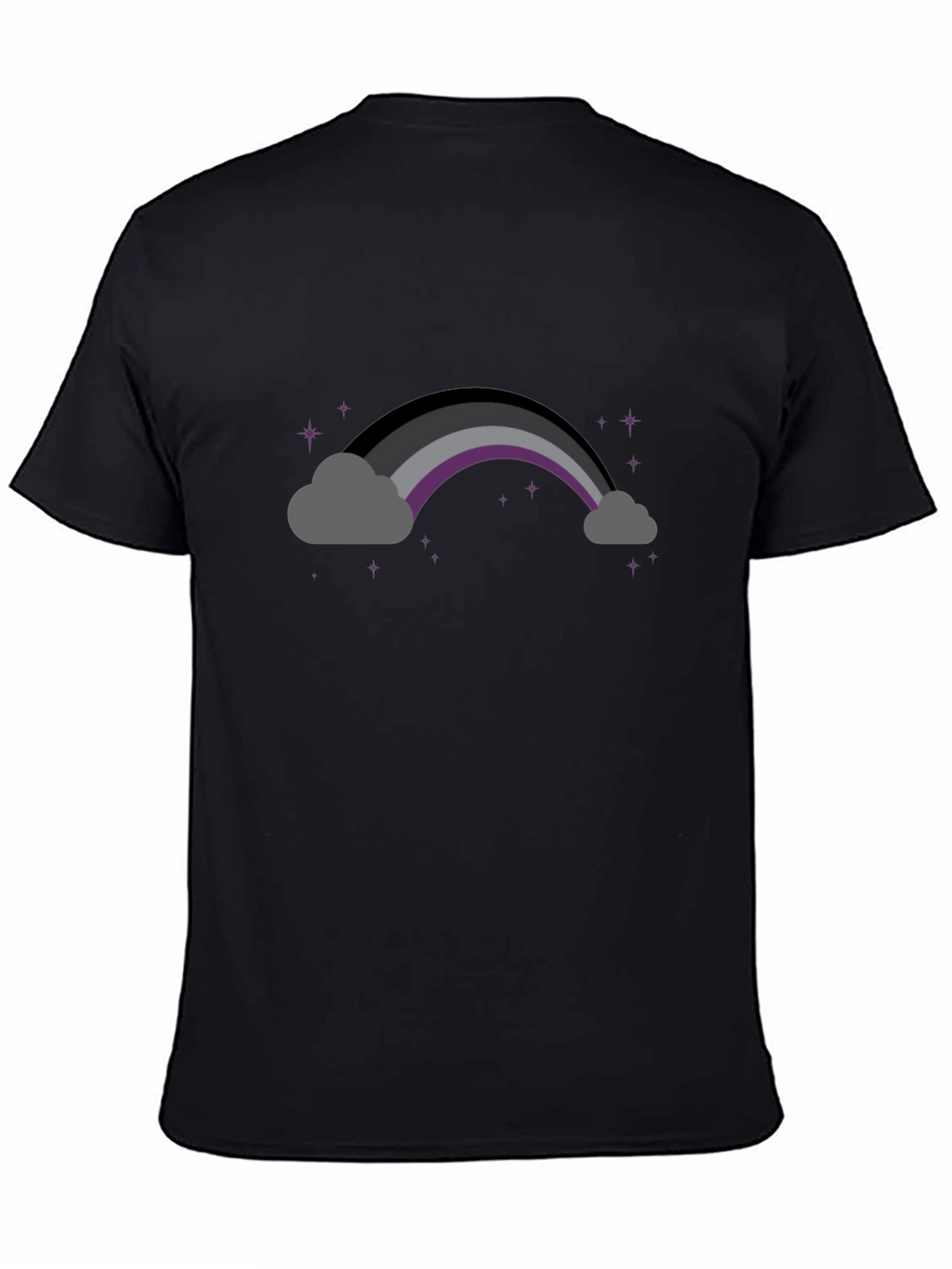 Asexual Pride Rainbow Cloud T-Shirt
