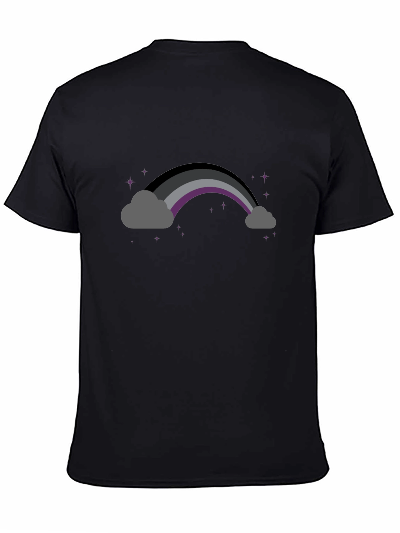 Asexual Pride Rainbow Cloud T-Shirt