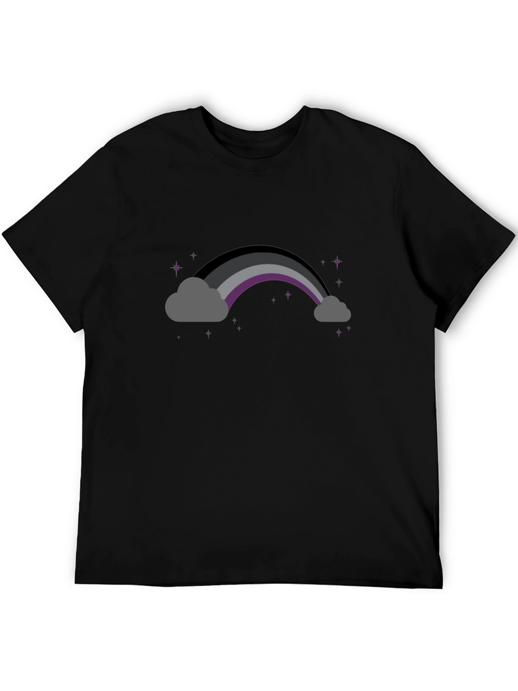 Asexual Pride Rainbow Cloud T-Shirt