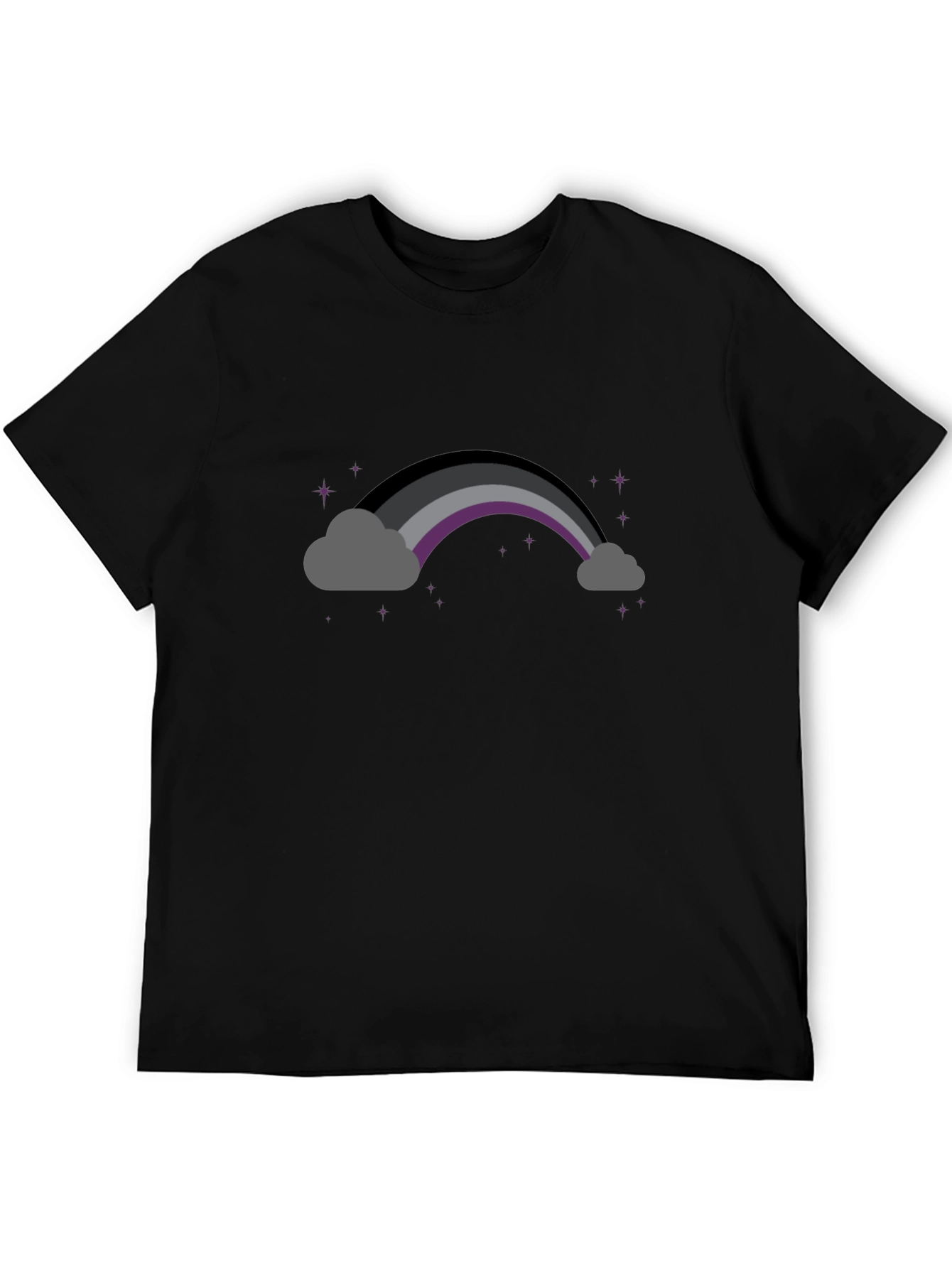 Asexual Pride Rainbow Cloud T-Shirt