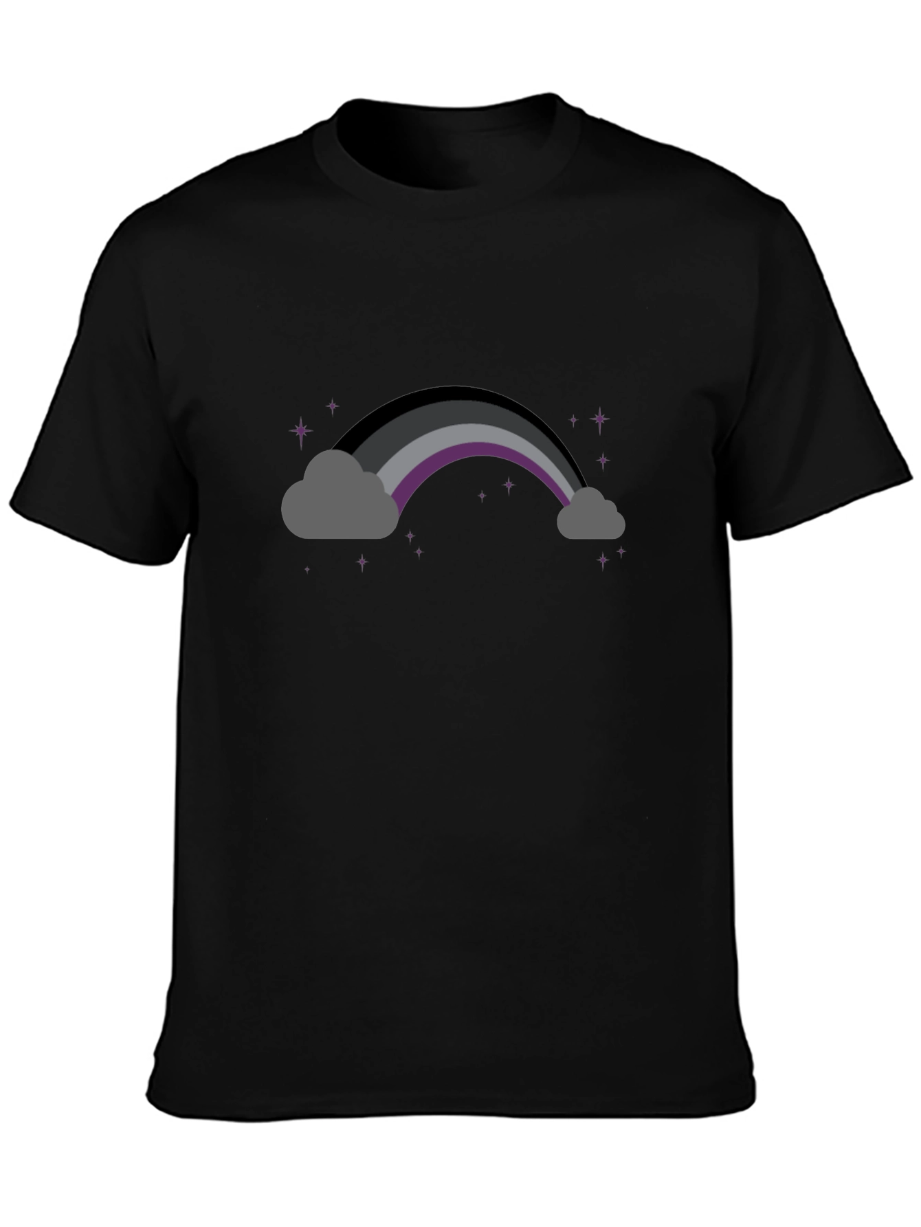 Asexual Pride Rainbow Cloud T-Shirt