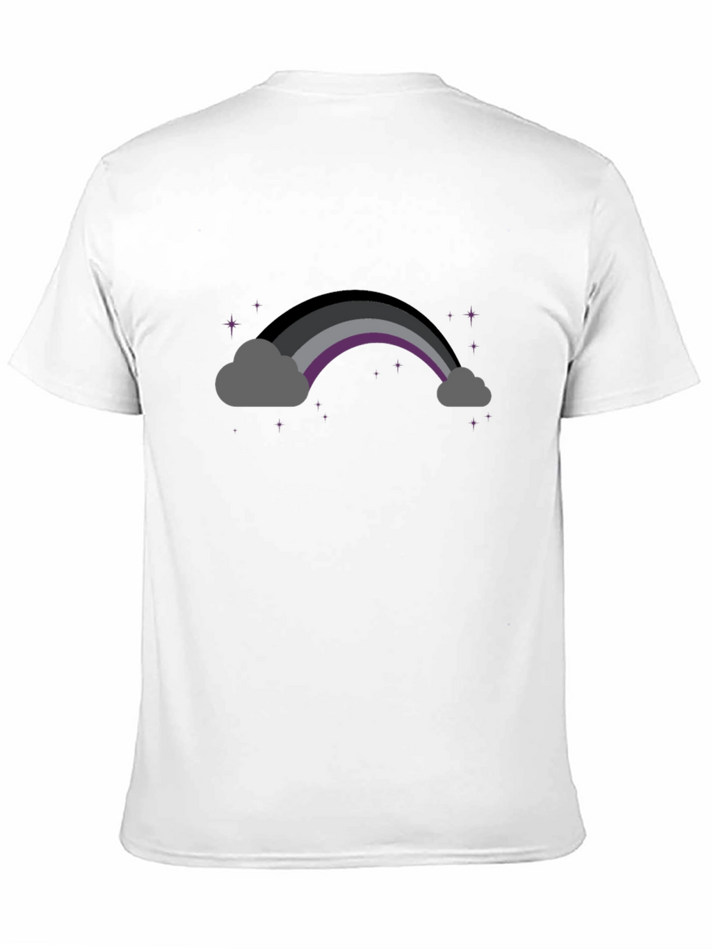 Asexual Pride Rainbow Cloud T-Shirt