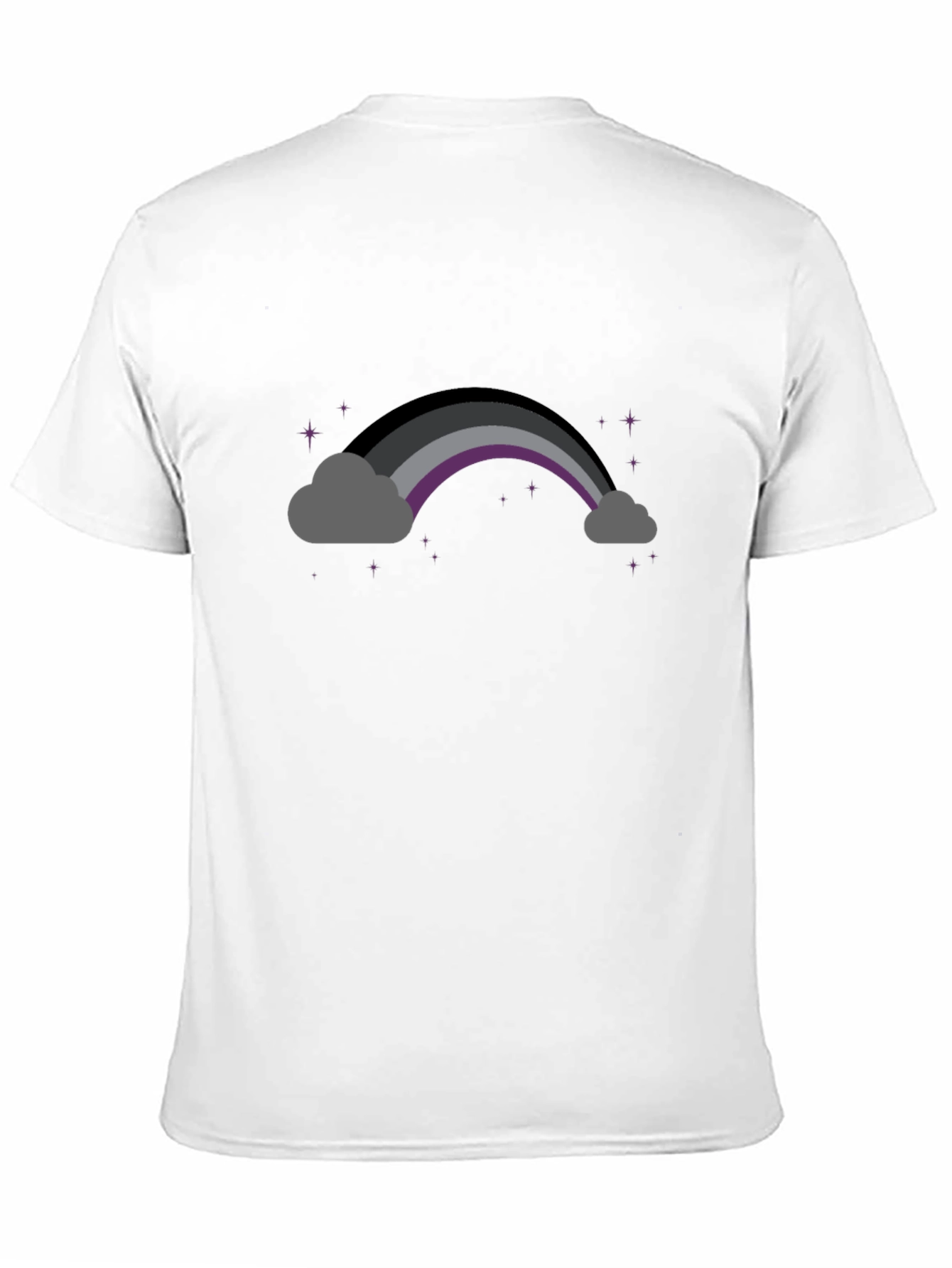 Asexual Pride Rainbow Cloud T-Shirt