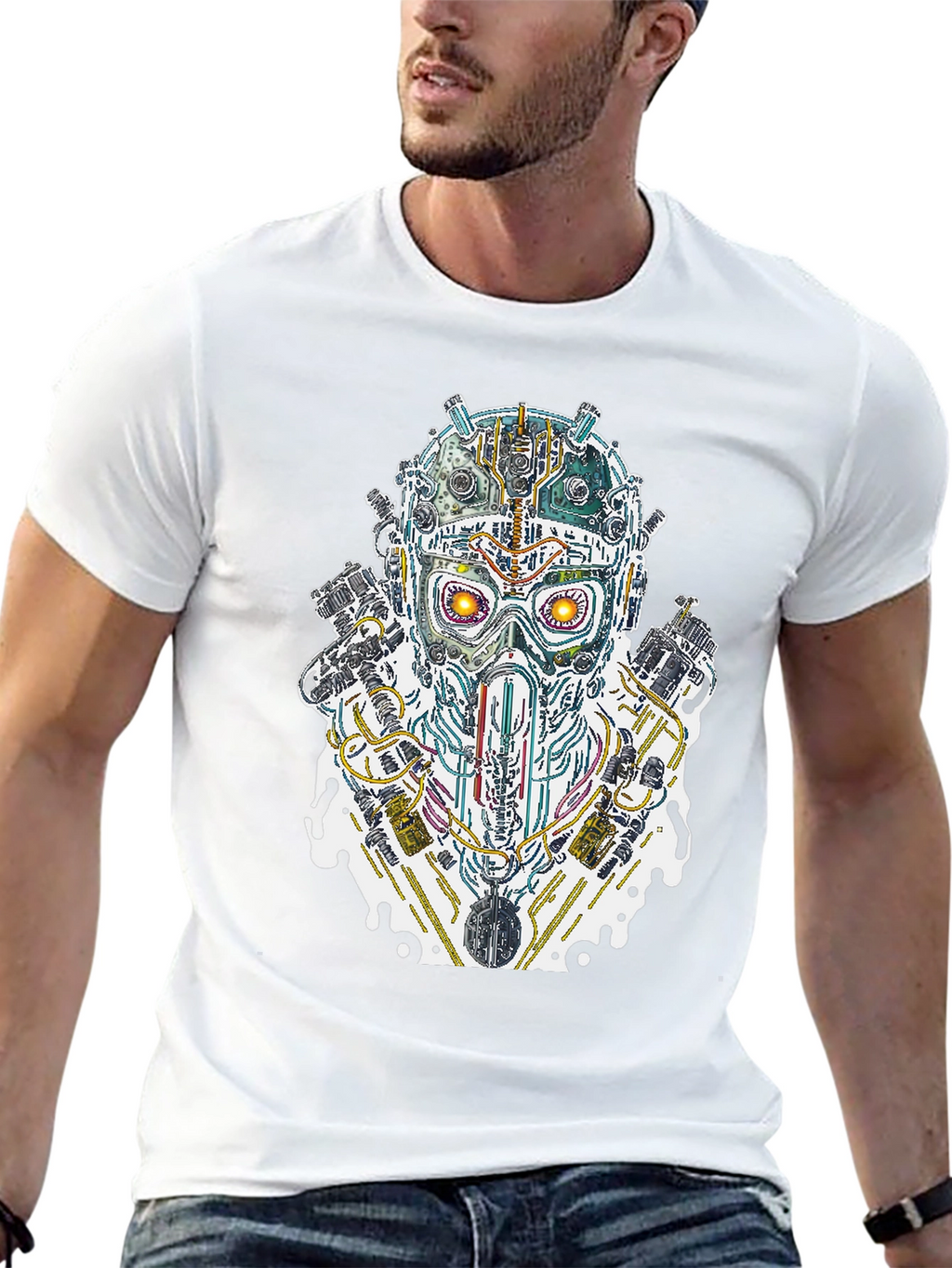 Cyberpunk Style Graphic Tee