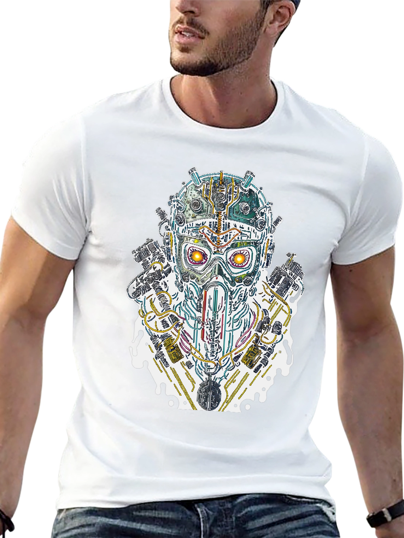 Cyberpunk Style Graphic Tee