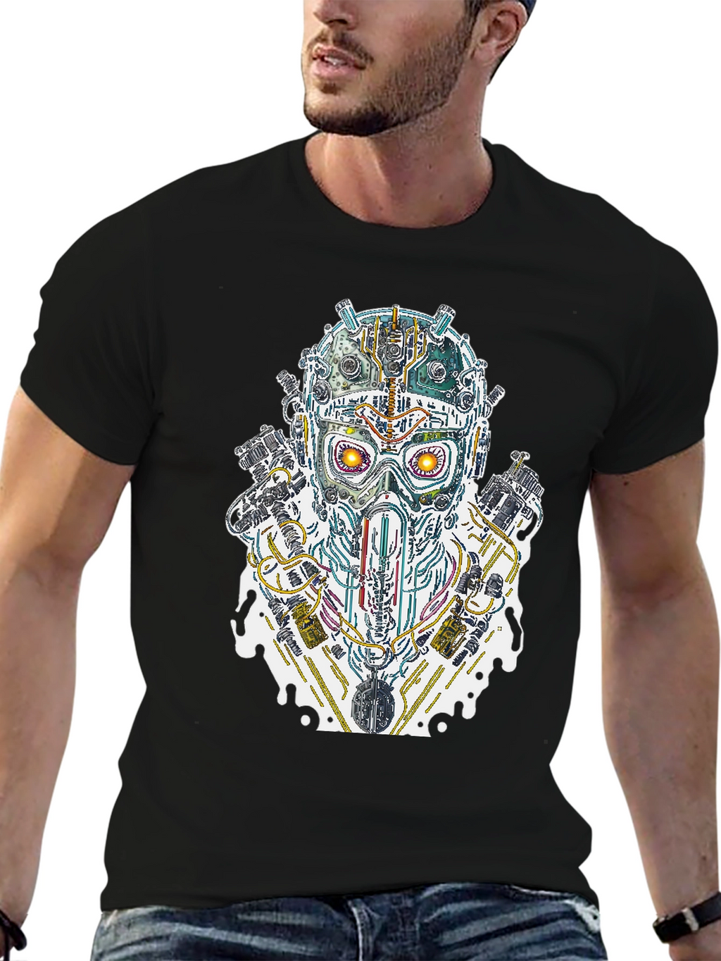Cyberpunk Style Graphic Tee