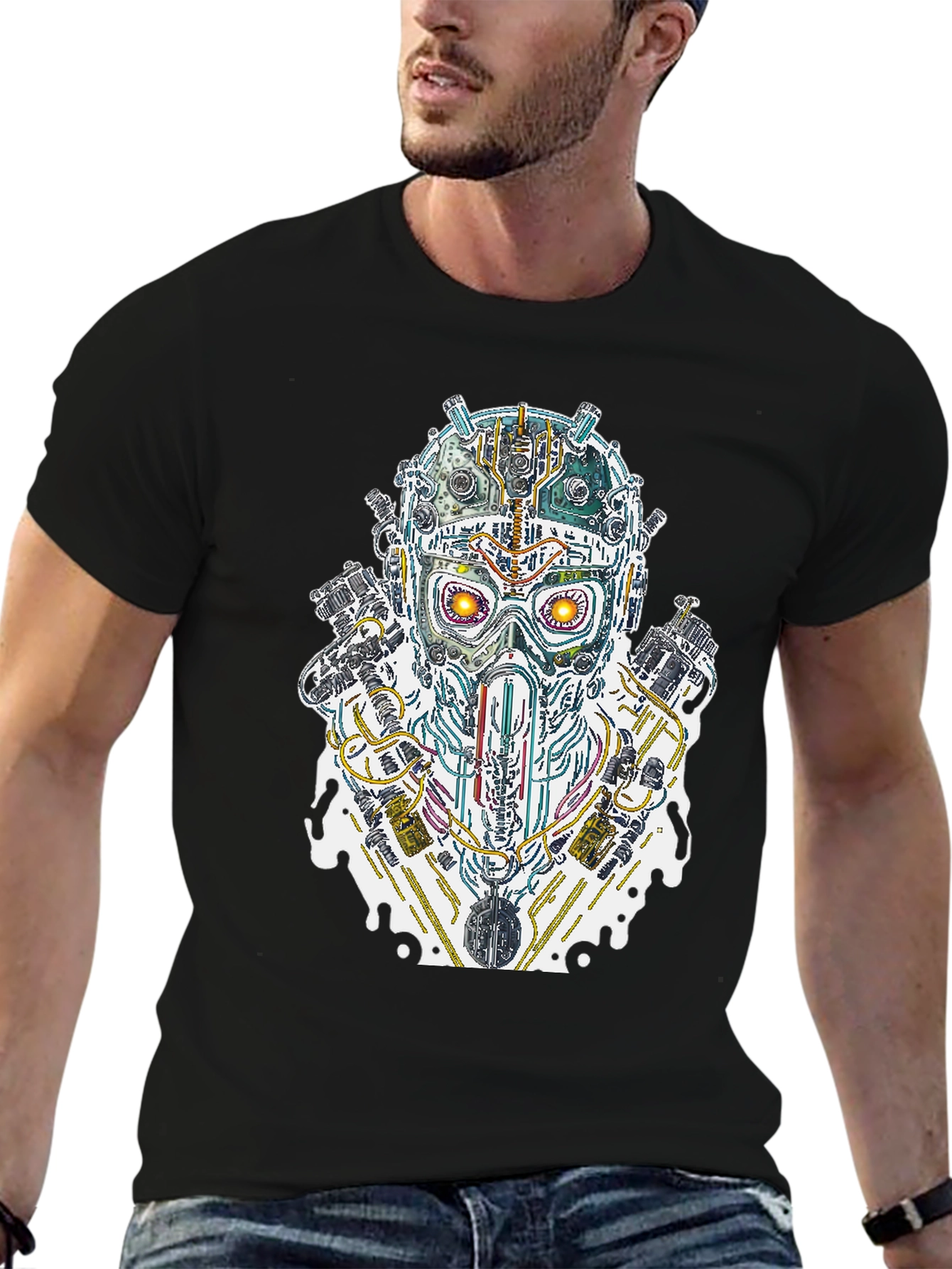 Cyberpunk Style Graphic Tee