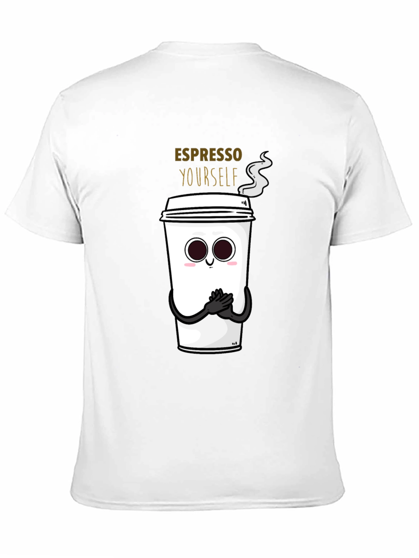 Espresso Yourself Graphic T-Shirt - Black Cotton Blend