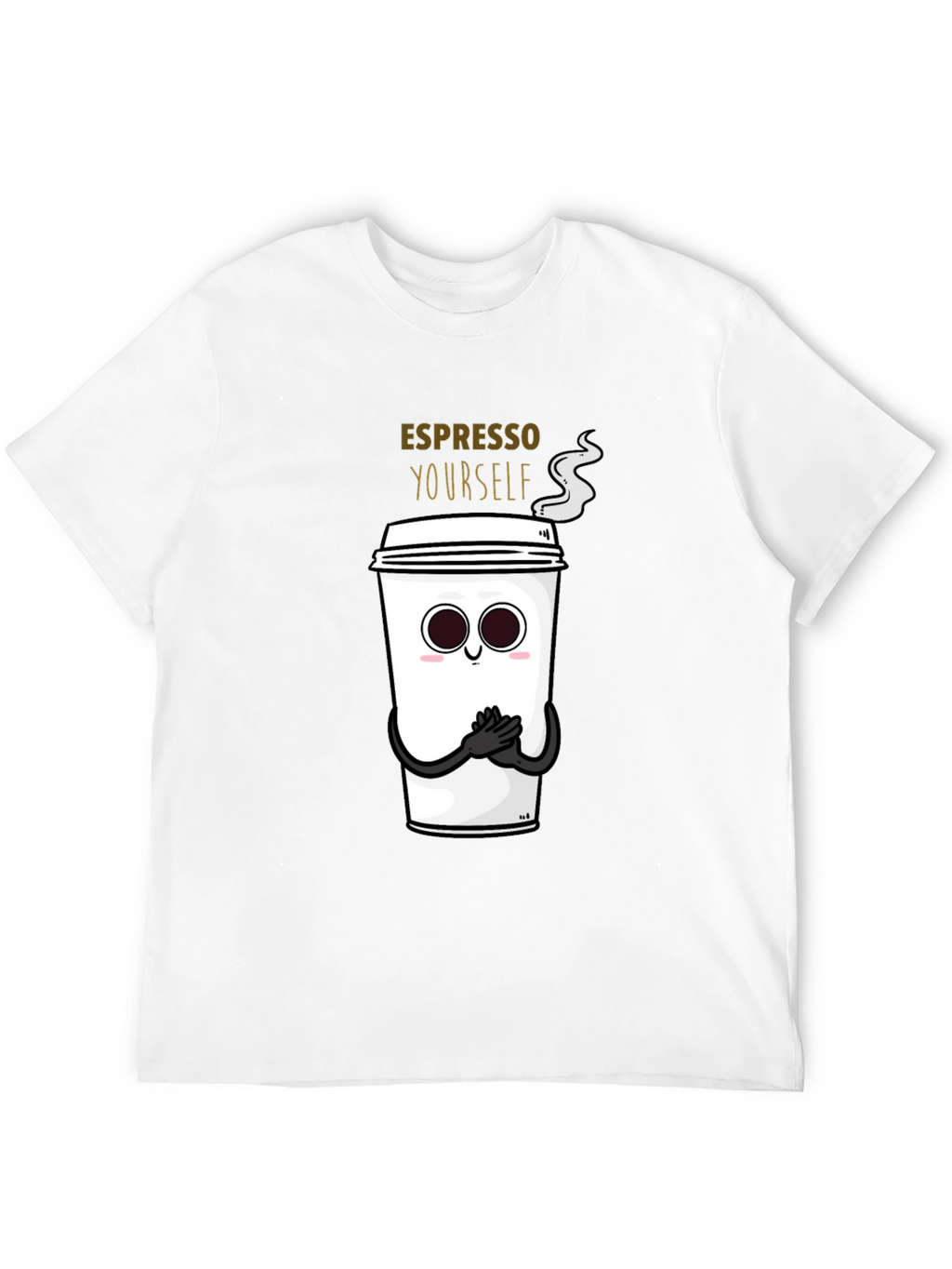 Espresso Yourself Graphic T-Shirt - Black Cotton Blend