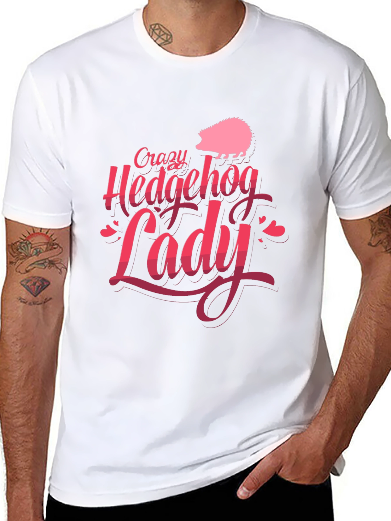 Crazy Hedgehog Lady T-Shirt