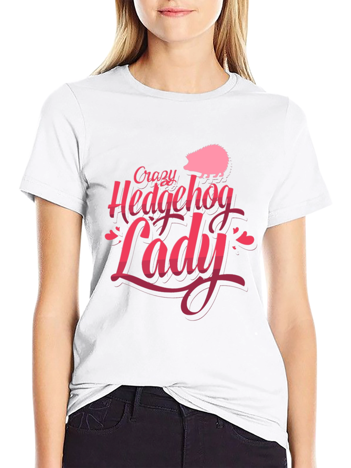 Crazy Hedgehog Lady T-Shirt