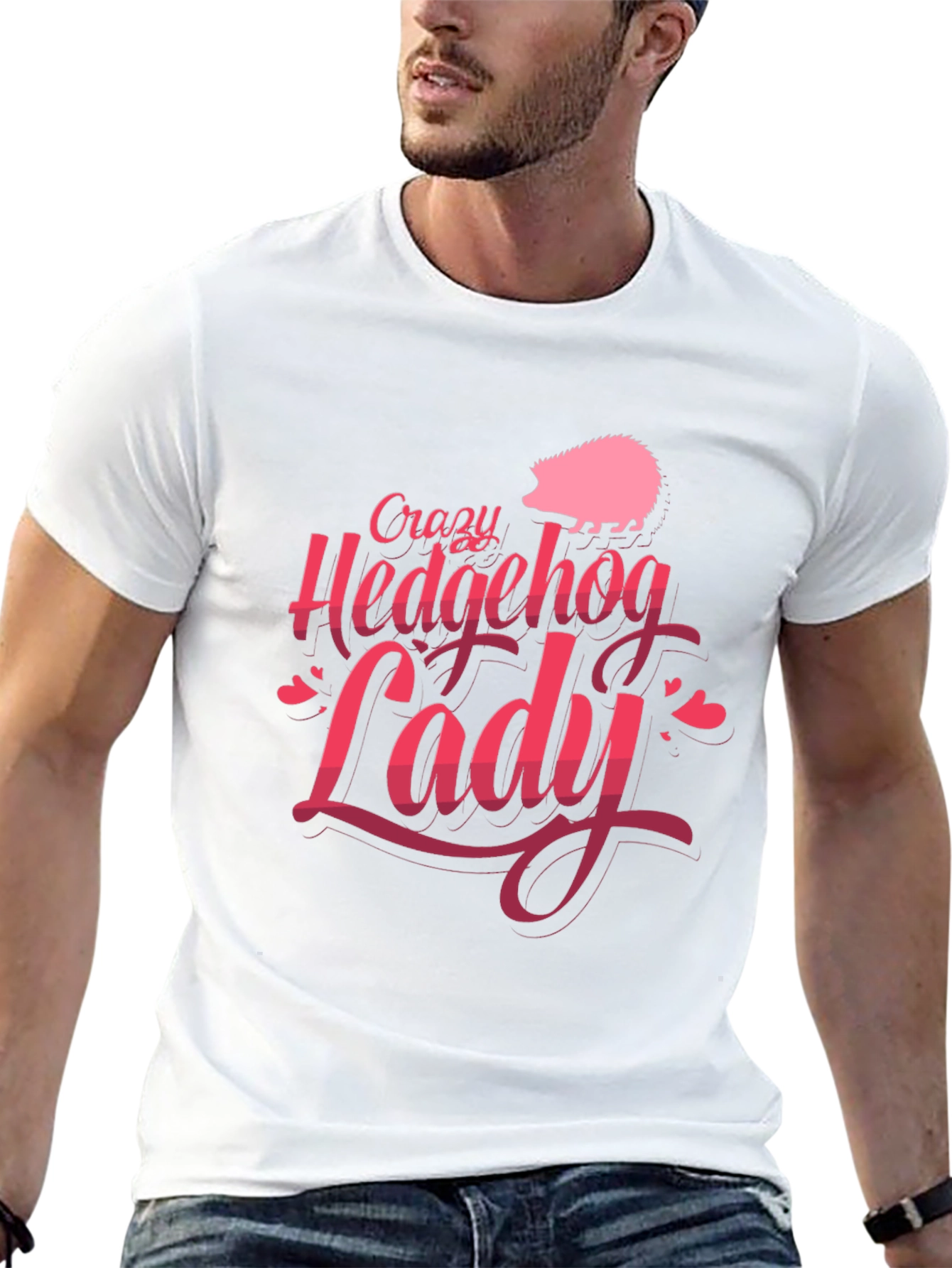 Crazy Hedgehog Lady T-Shirt