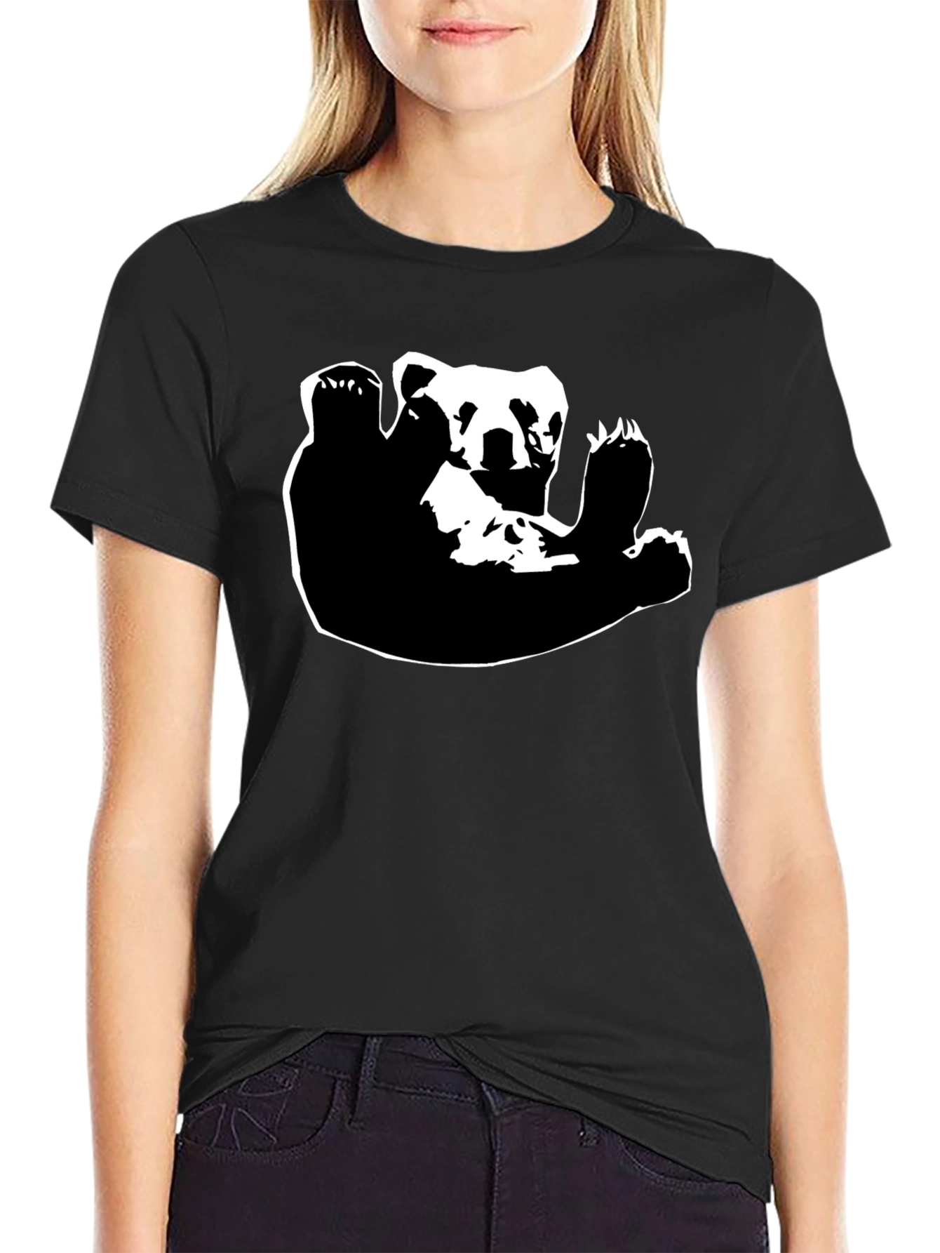 Cool Bear Graphic Black T-Shirt