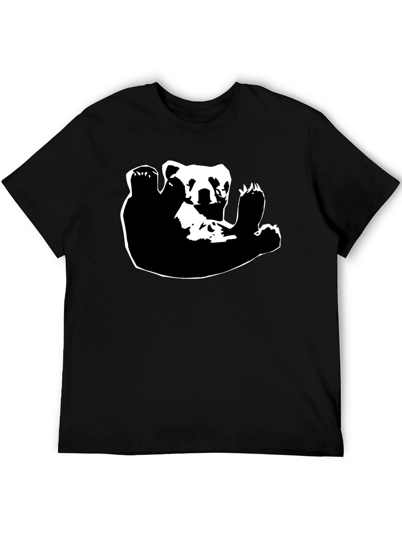 Cool Bear Graphic Black T-Shirt
