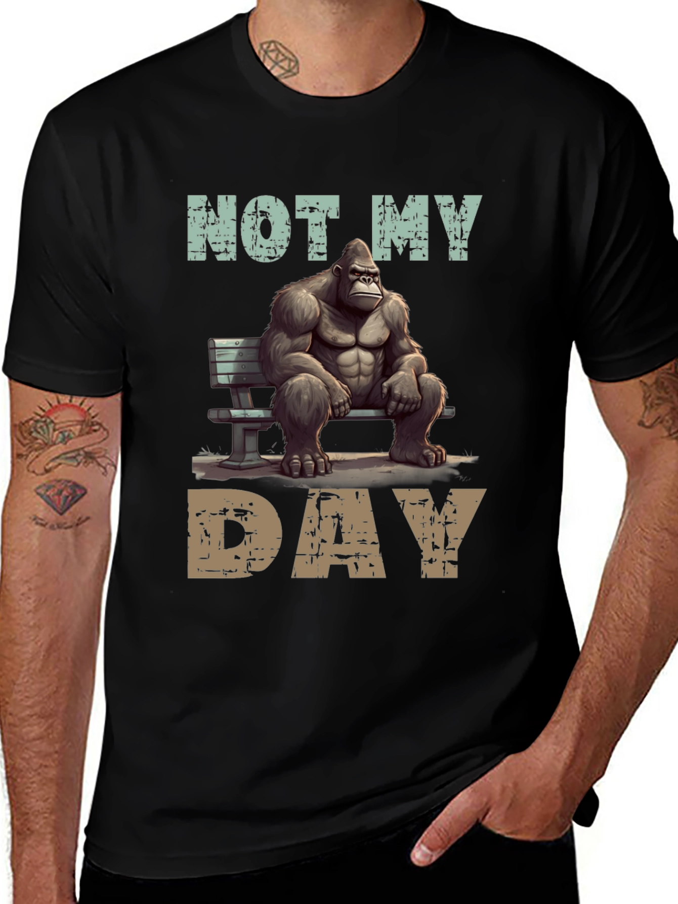 Not My Day Gorilla T-Shirt