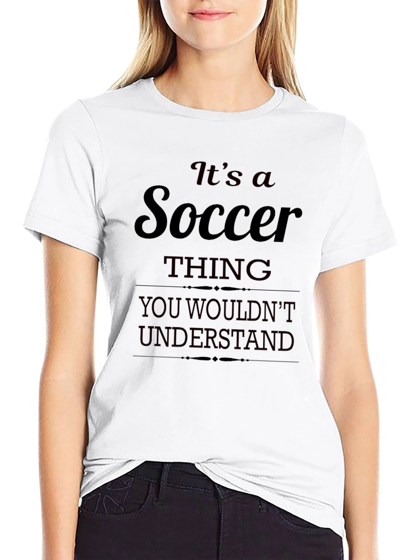 Its a Soccer Thing T-Shirt - Black