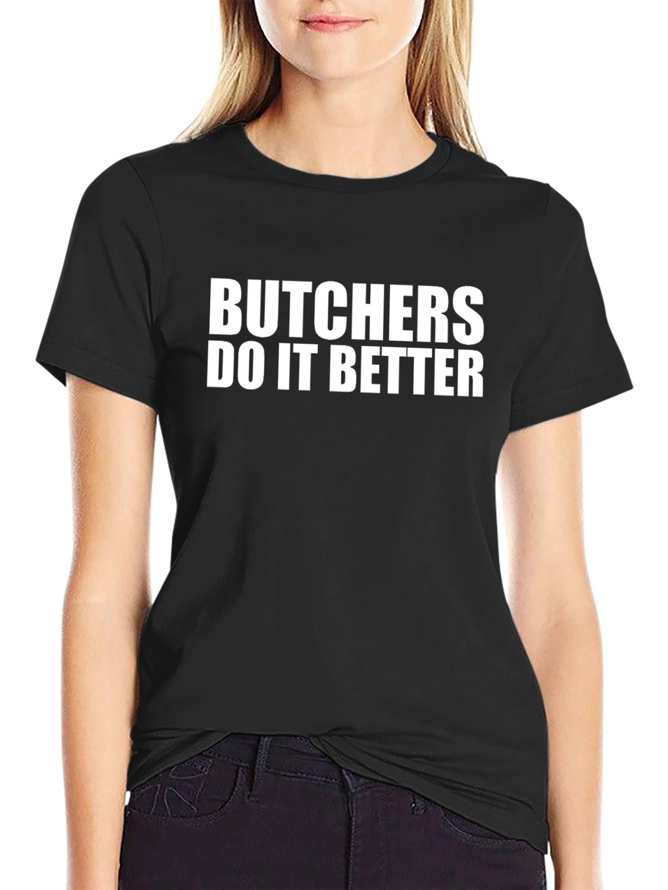 Butchers Do It Better Black Graphic Tee