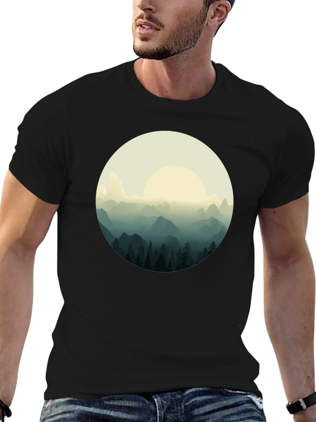 Mountain Vista Graphic Tee - Stylish Comfort