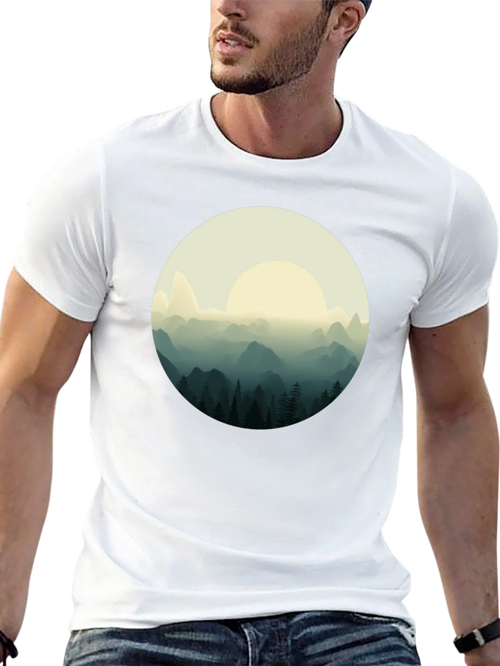 Mountain Vista Graphic Tee - Stylish Comfort
