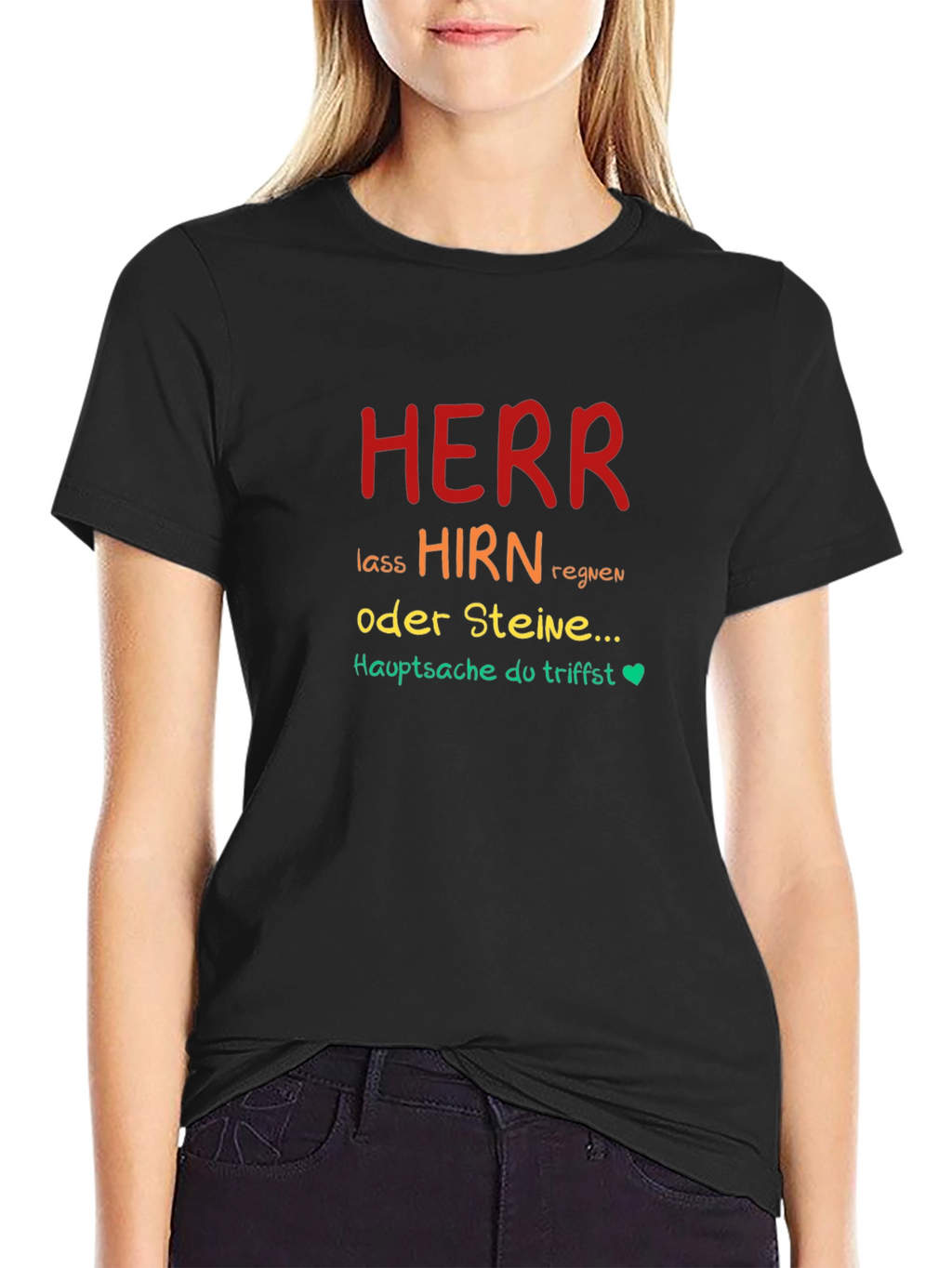 Herr Lass Hirn Regnen Graphic Tee