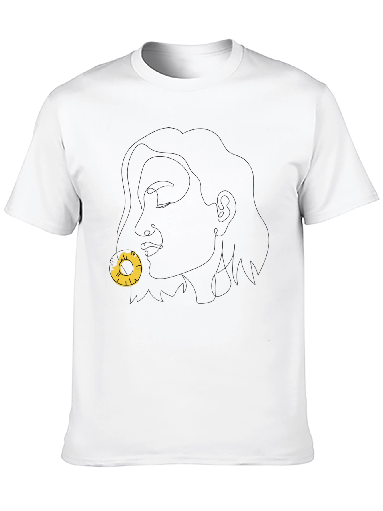 Abstract Woman Pineapple T-Shirt