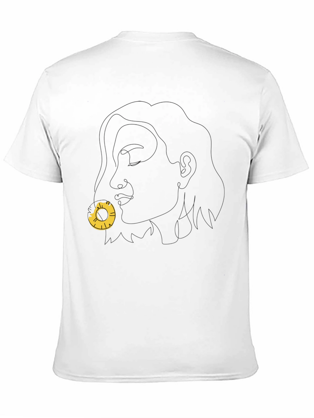 Abstract Woman Pineapple T-Shirt