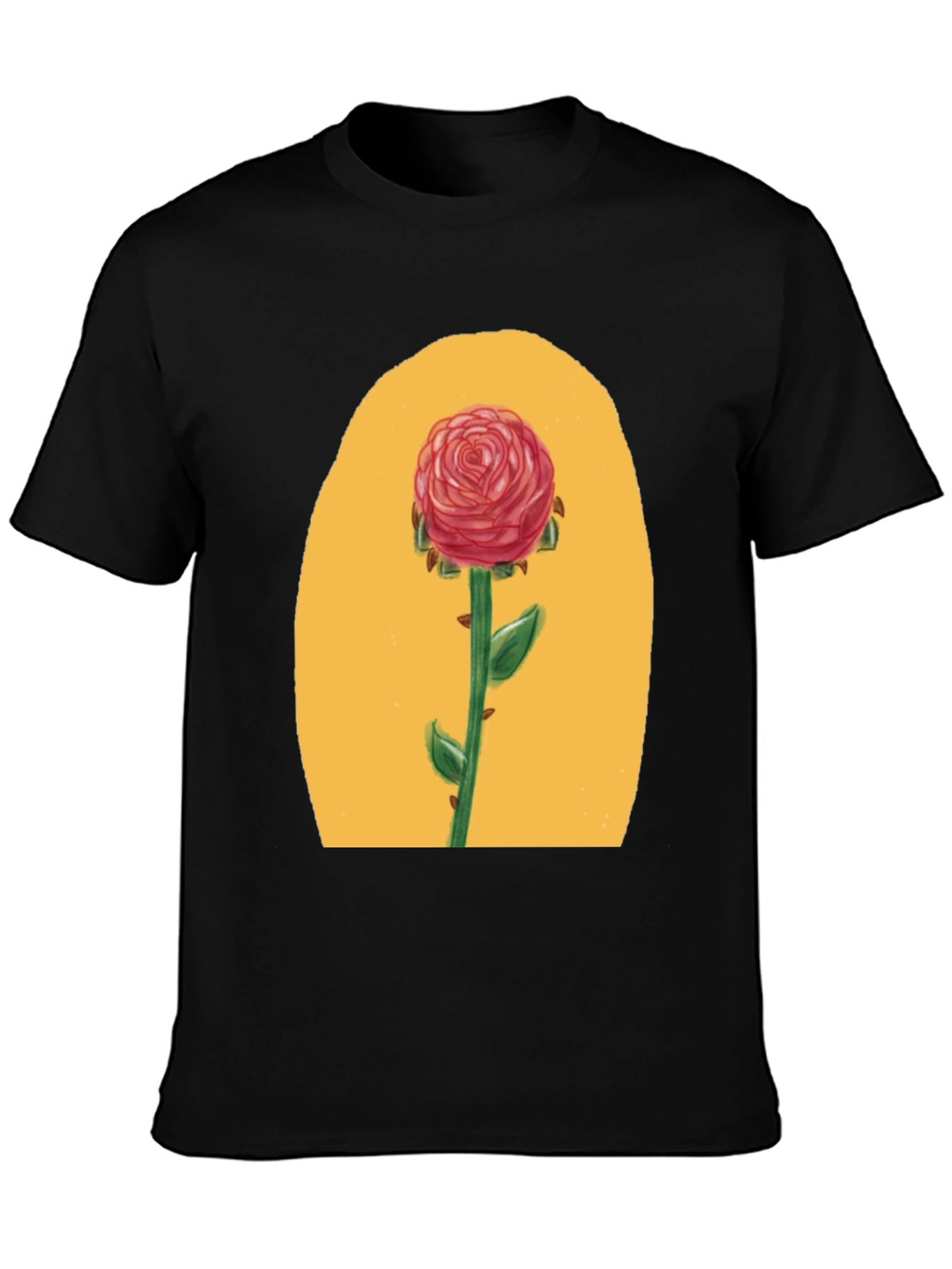 Rose Graphic Tee - Beauty & Beast Inspired