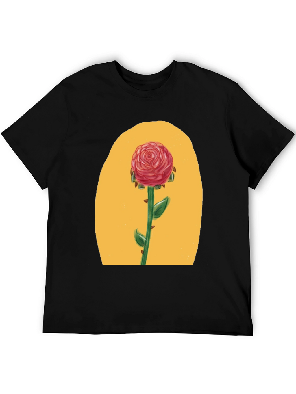 Rose Graphic Tee - Beauty & Beast Inspired