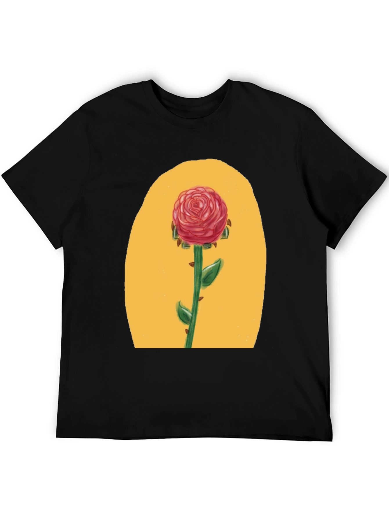 Rose Graphic Tee - Beauty & Beast Inspired