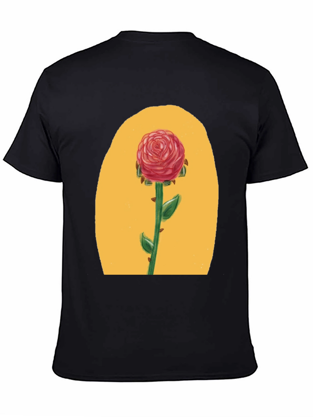 Rose Graphic Tee - Beauty & Beast Inspired