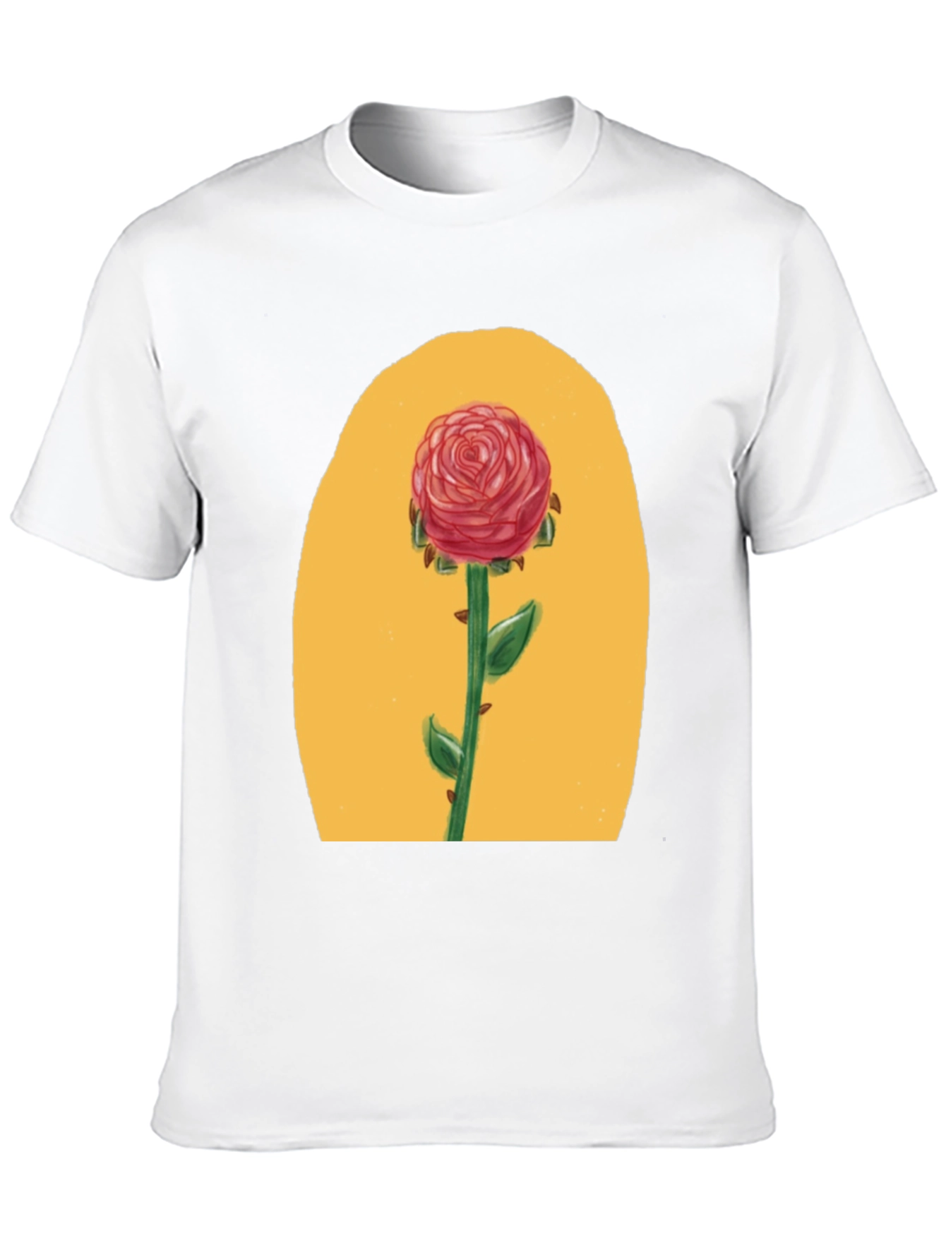 Rose Graphic Tee - Beauty & Beast Inspired
