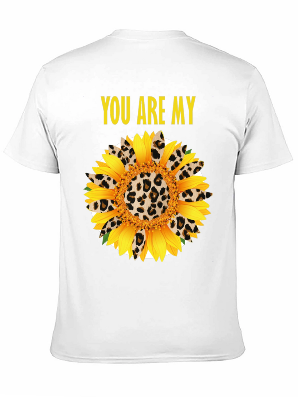You Are My Sunflower Leopard Print Graphic Tee