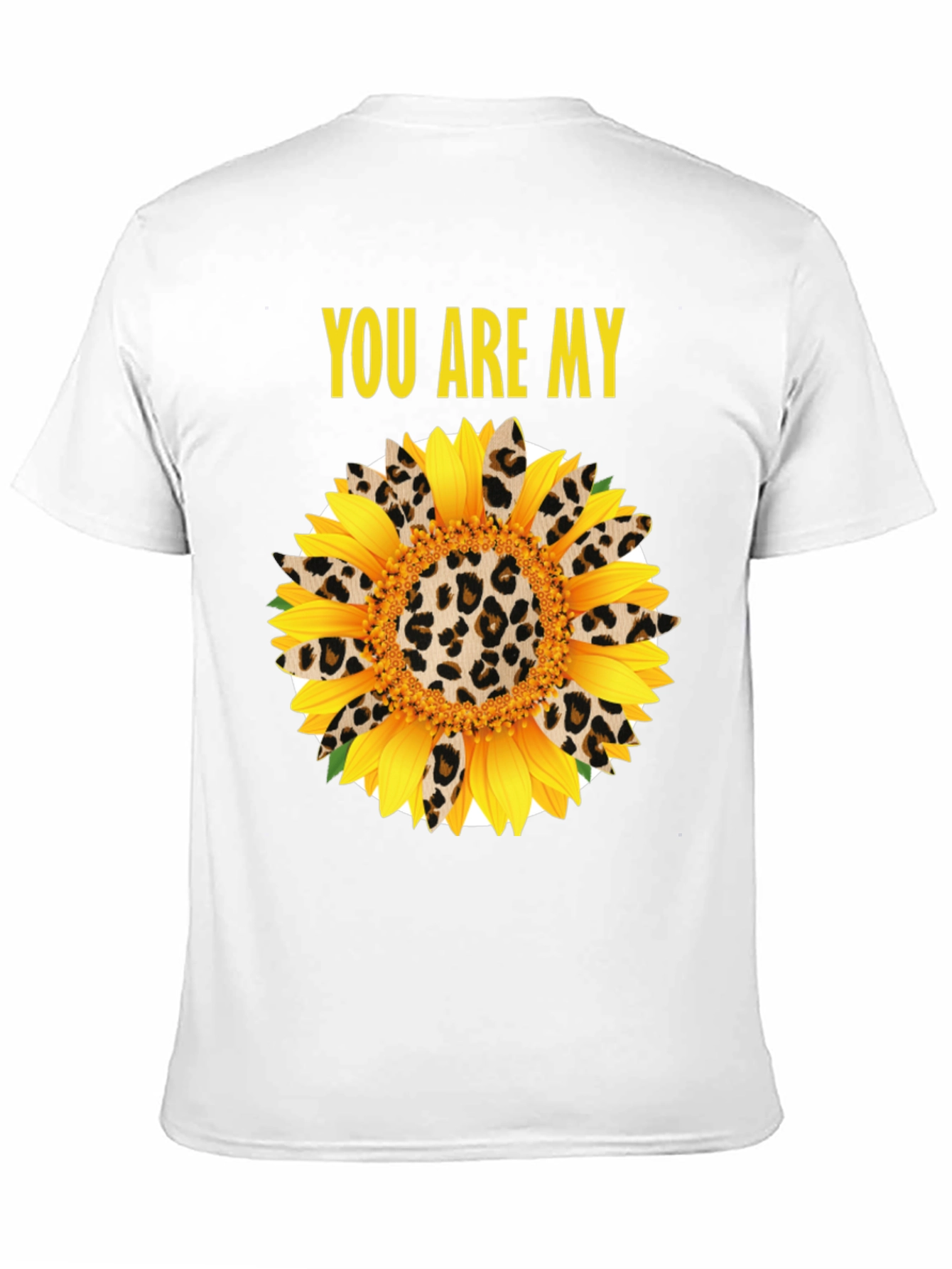 You Are My Sunflower Leopard Print Graphic Tee
