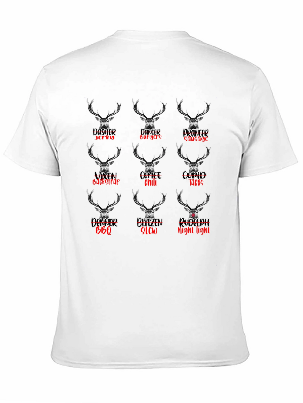 Reindeer Christmas Food Pun T-Shirt