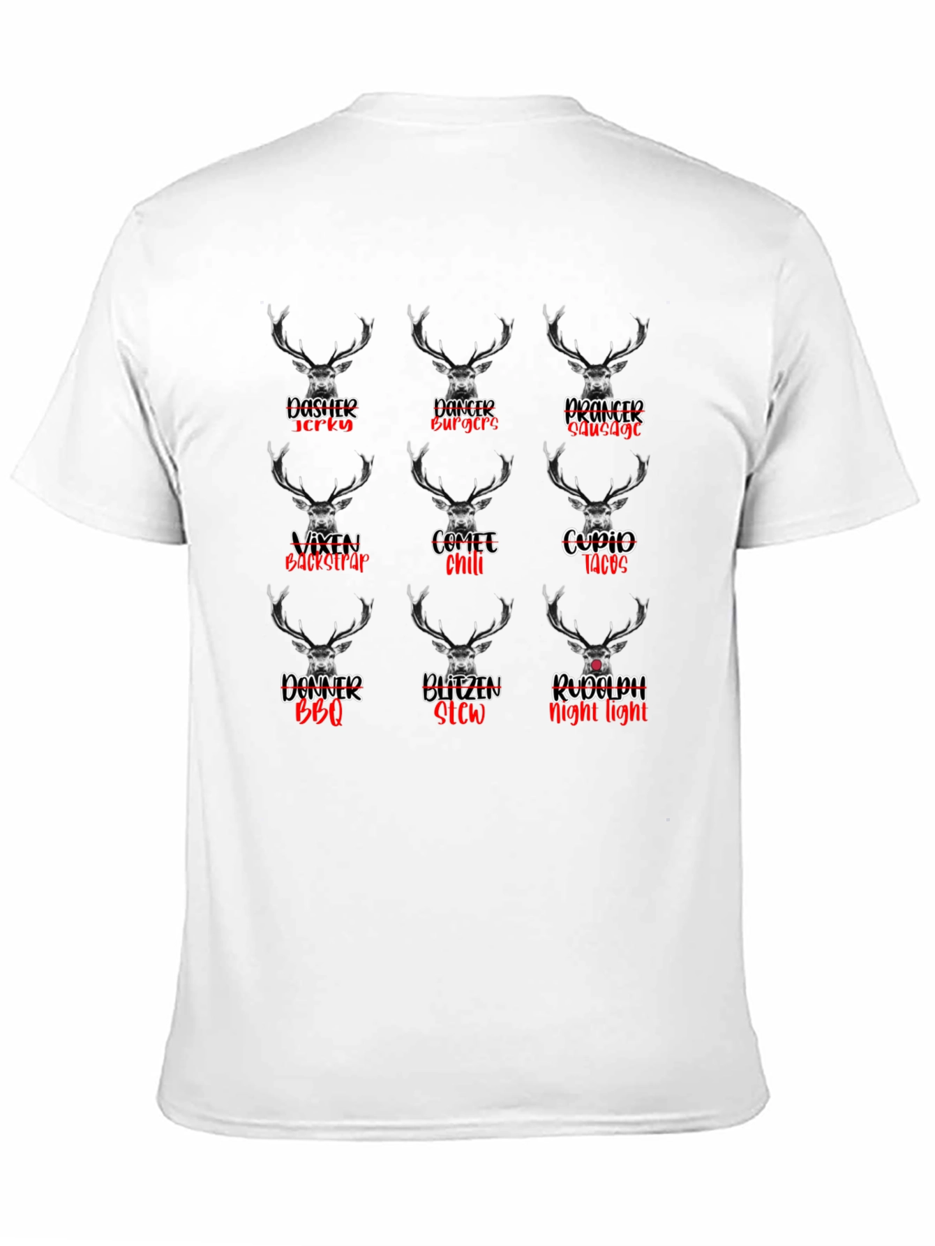 Reindeer Christmas Food Pun T-Shirt