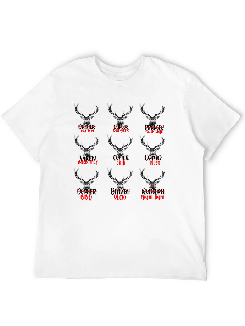 Reindeer Christmas Food Pun T-Shirt