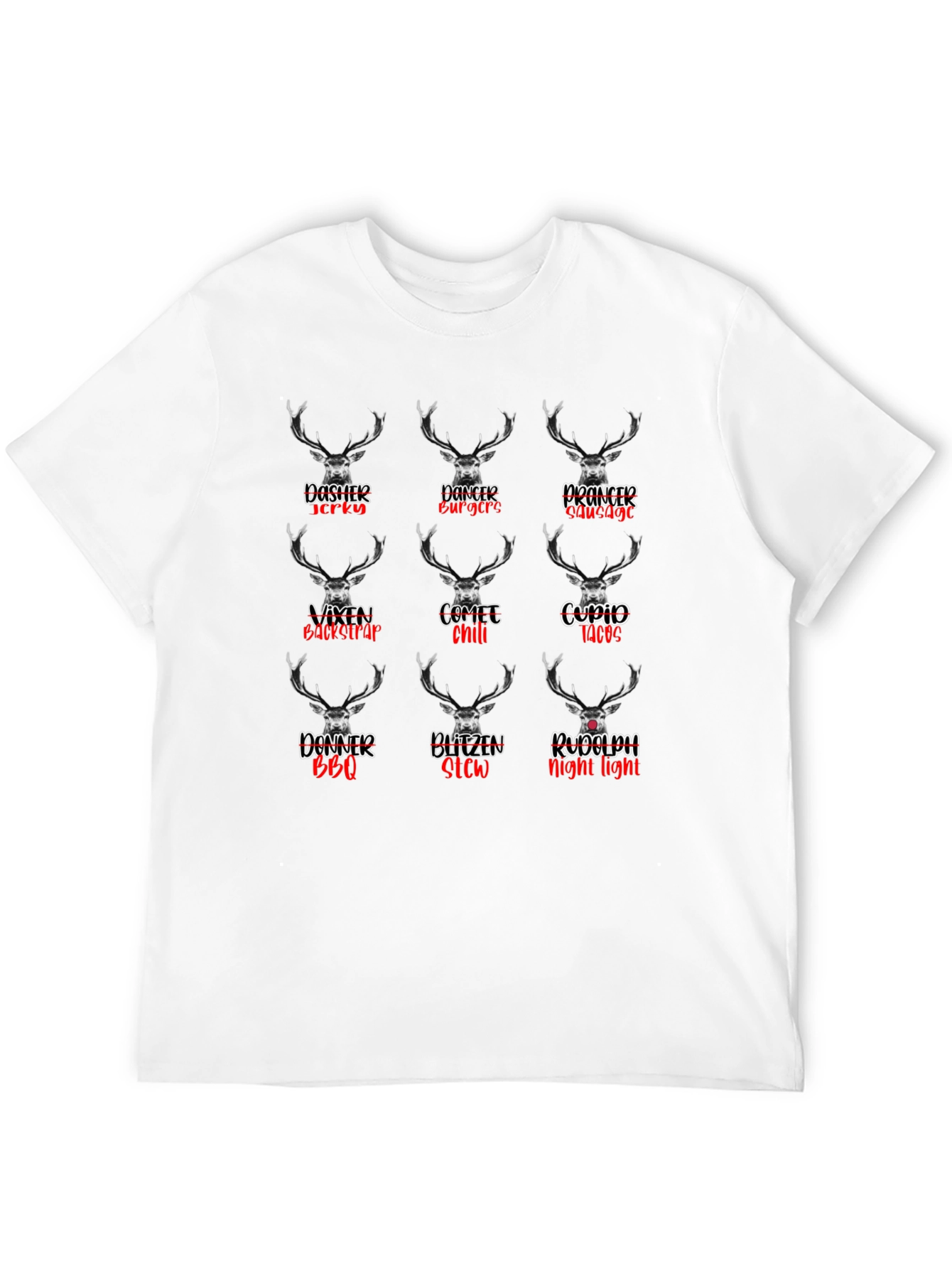 Reindeer Christmas Food Pun T-Shirt
