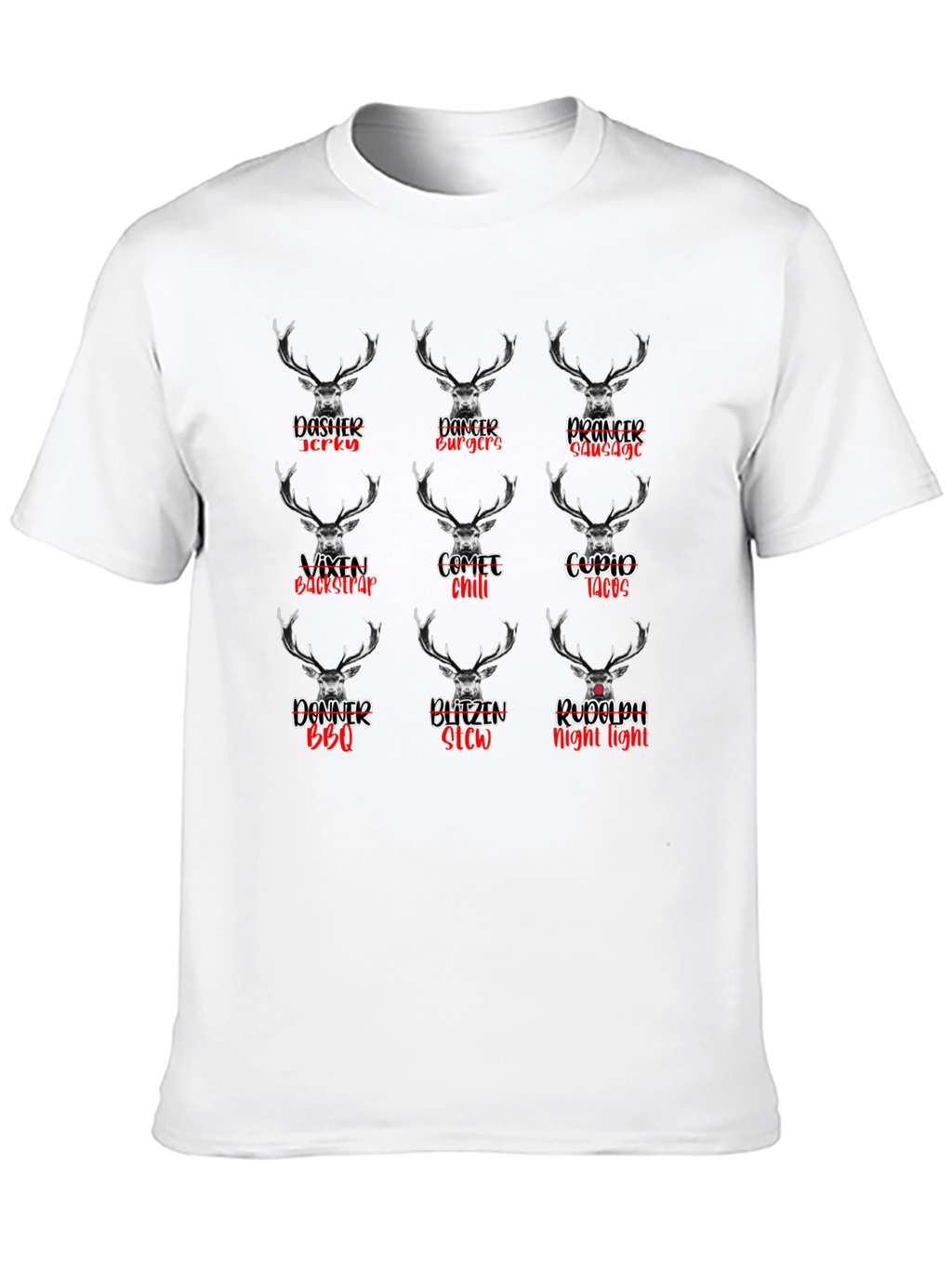 Reindeer Christmas Food Pun T-Shirt